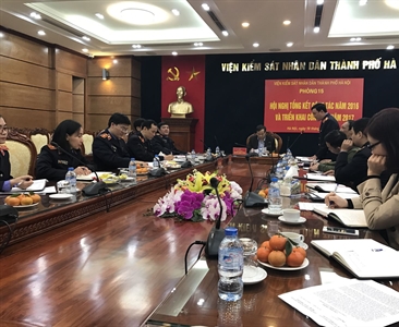 Phòng Tổ chức cán bộ VKSND TP Hà Nội tổ chức Hội nghị triển khai công tác...