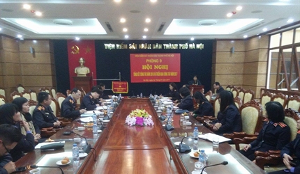 Phòng 9 Viện KSND TP Hà Nội tổ chức hội nghị triển khai công tác năm 2017