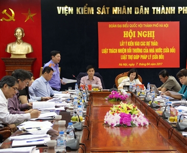 Hội nghị lấy ý kiến vào dự thảo Luật Trách nhiệm bồi thường của Nhà nước...