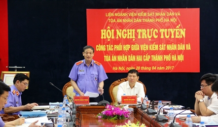 Một Hội nghị đánh dấu nhiều sự kiện của hai ngành Kiểm sát – Tòa án Thủ đô.