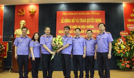 Công bố Quyết định Viện trưởng Viện KSND thành phố Hà Nội