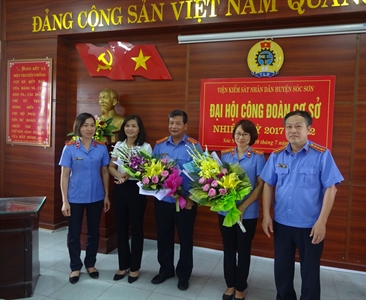 CÔNG ĐOÀN VIỆN KIỂM SÁT NHÂN DÂN HUYỆN SÓC SƠN TỔ CHỨC ĐẠI HỘI LẦN THỨ IX...