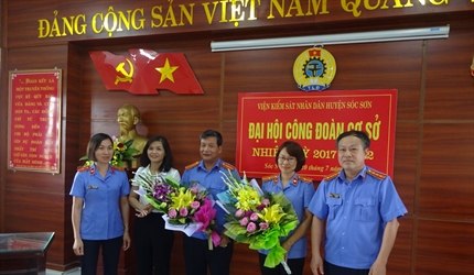 CÔNG ĐOÀN VIỆN KIỂM SÁT NHÂN DÂN HUYỆN SÓC SƠN TỔ CHỨC ĐẠI HỘI LẦN THỨ...