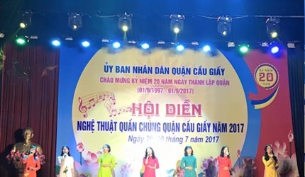 Viện KSND quận Cầu Giấy chào mừng 20 năm thành lập quận Cầu Giấy...