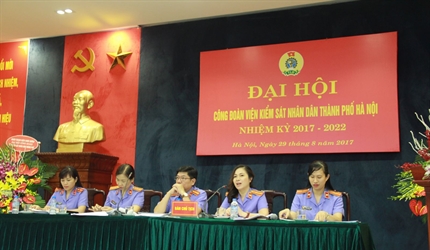 Viện KSND thành phố Hà Nội tổ chức thành công Đại hội Công đoàn Viện...