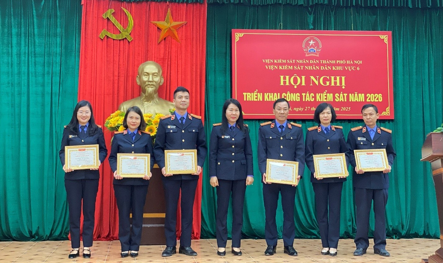 Viện KSND khu vực 6 tổ chức Hội nghị triển khai công tác năm 2026