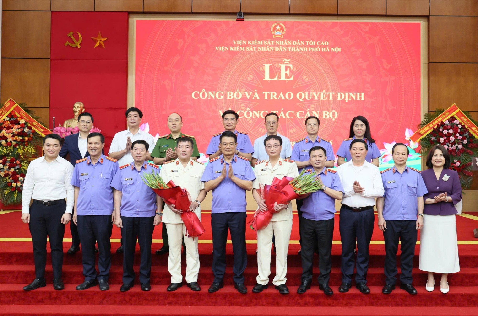Lễ bổ nhiệm Viện trưởng, Phó Viện trưởng VKSND thành phố Hà Nội